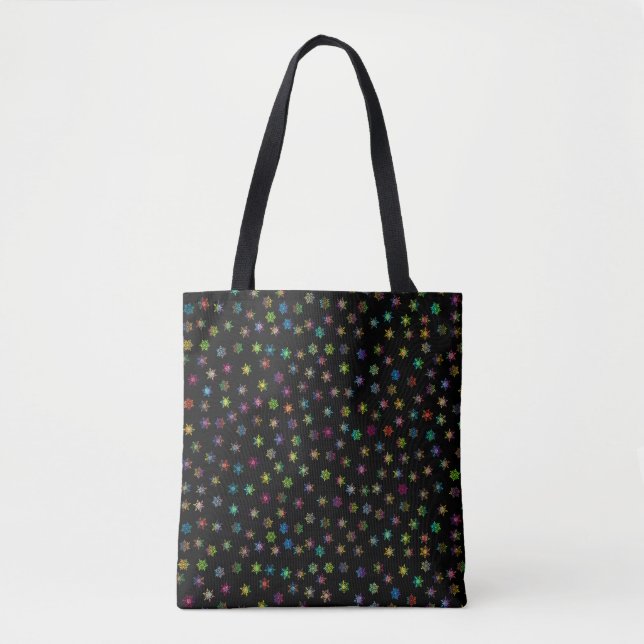 Christmas pattern  Stars Tote Bag (Front)