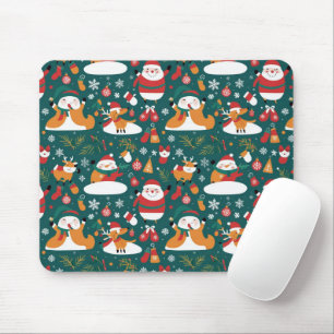 Christmas pattern to tile mouse pad
