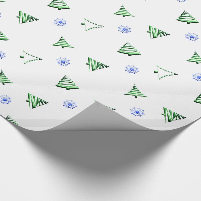 christmas pattern. wrapping paper (Corner)