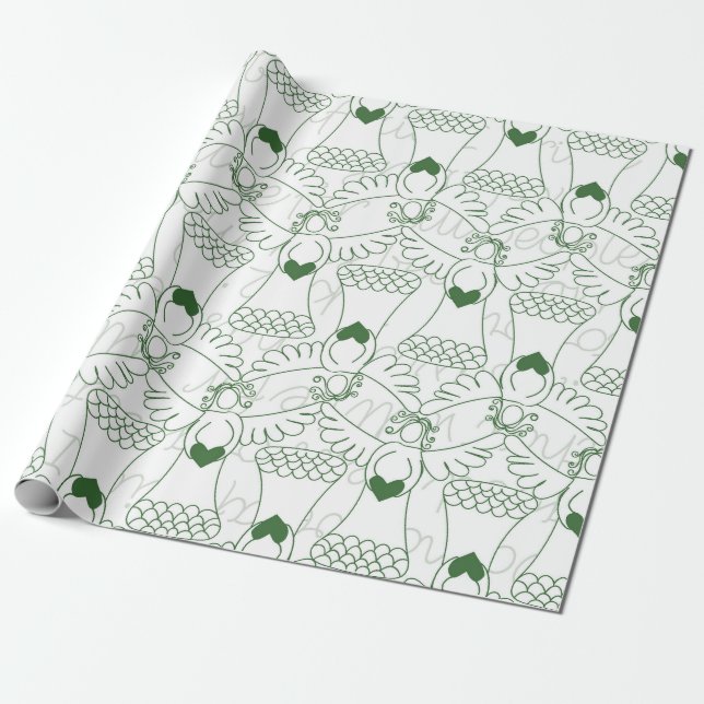 Christmas pattern  wrapping paper (Unrolled)