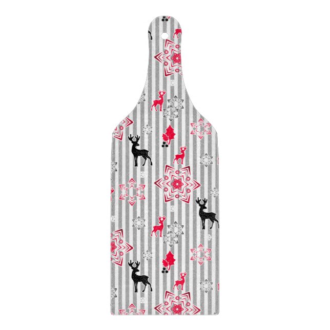 Christmas patterns cutting board (Front)