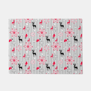 Christmas patterns doormat