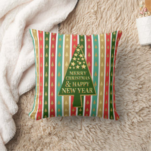 Christmas Patterns - Elegant and Chic tree design Cushion