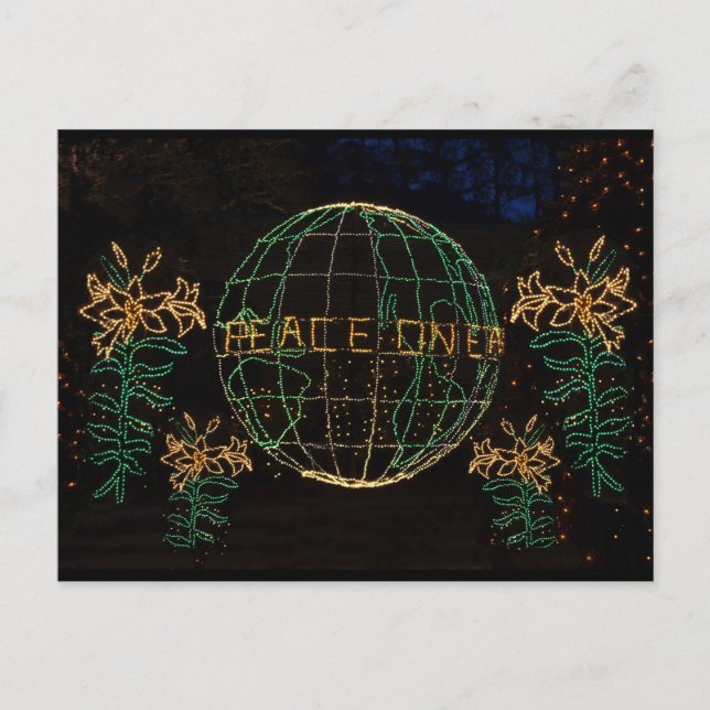 Christmas Peace on Earth 1 Holiday Postcard (Front)