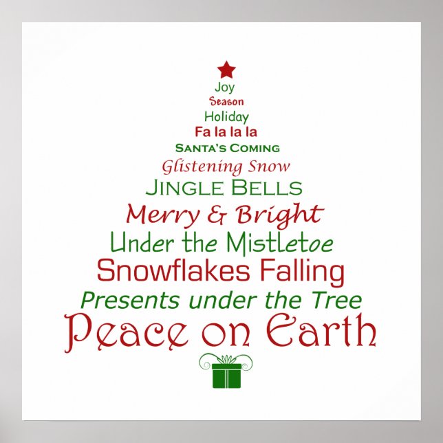 Christmas Peace on Earth Art Print (Front)