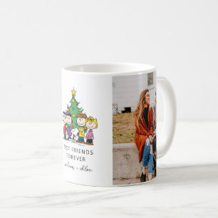 Christmas Peanuts   Best Friends Photo Coffee Mug