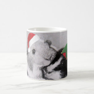 Christmas Peegs Guinea Pig Wraparound Coffee Mug