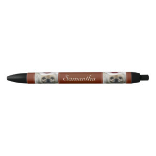 Christmas Pekingese personalised pen