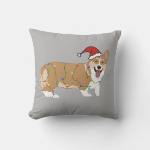 Christmas Pembroke Welsh Corgi Cushion
