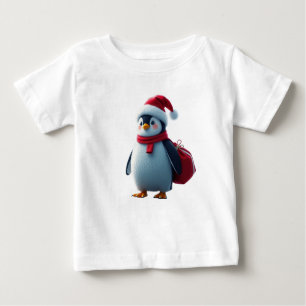 Christmas penguin baby T-Shirt