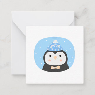 Christmas penguin  card