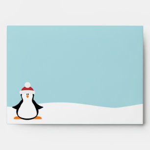 Christmas Penguin Envelope