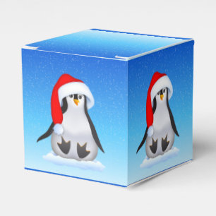 Christmas Penguin Favour Box