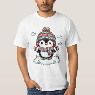 Christmas Penguin | Santa Penguin T-Shirt