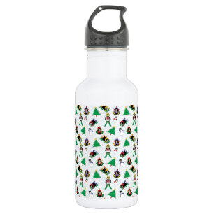 Christmas penguin skiing 532 ml water bottle