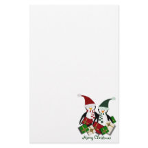 Christmas Penguin Stationary