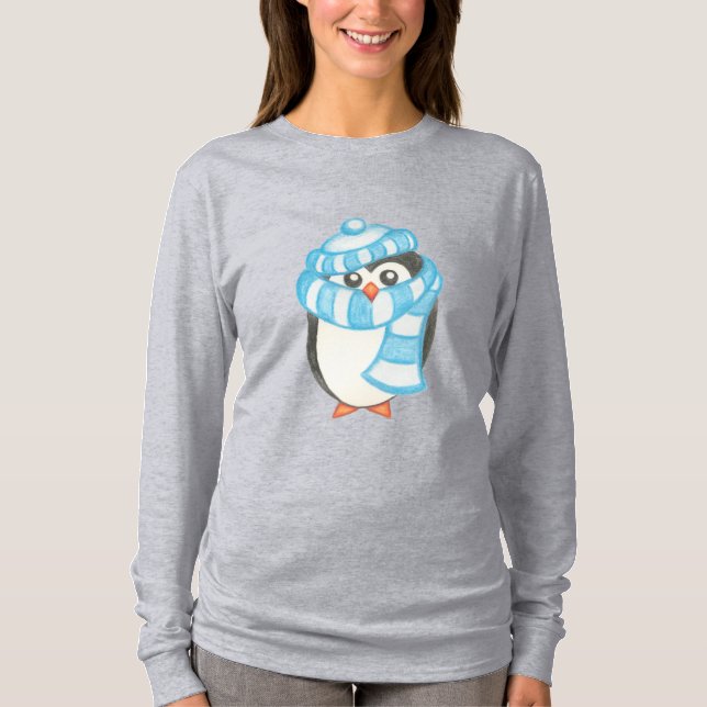 Christmas Penguin T-Shirt (Front)