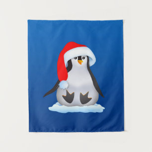 Christmas Penguin Tapestry