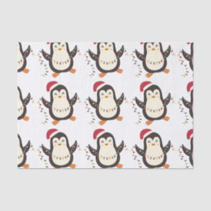 Christmas penguin  tissue paper