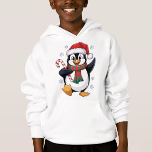 Christmas penguin with Bonnet and Sugar Cane