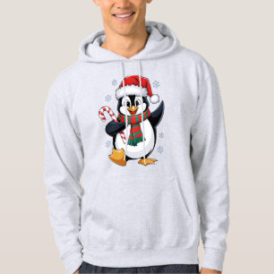 Christmas penguin with Bonnet and Sugar Cane Hoodie