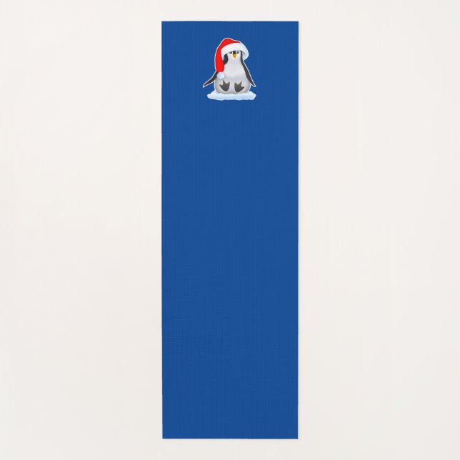 Christmas Penguin Yoga Mat (Front)
