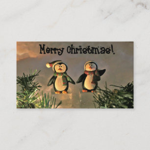 Christmas Penguins Business Card