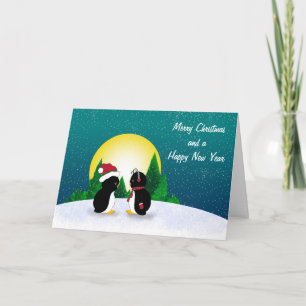 Christmas Penguins Card