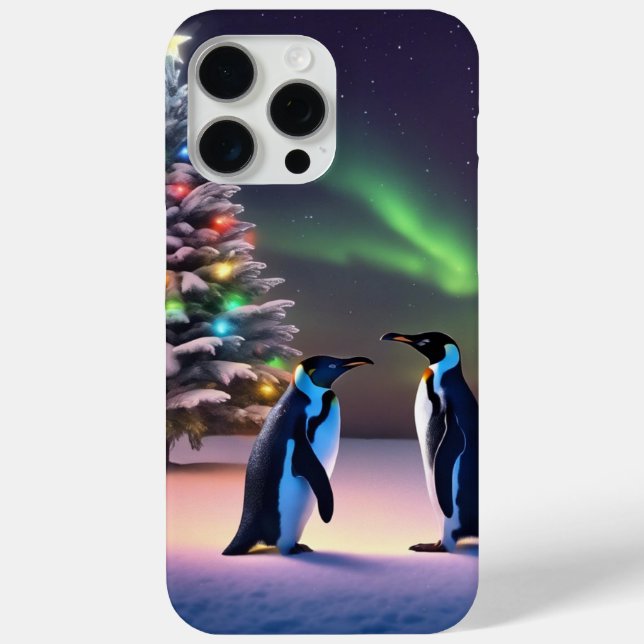Christmas Penguins 🎄 Case-Mate iPhone Case (Back)