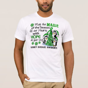 Christmas Penguins Kidney Disease T-Shirt