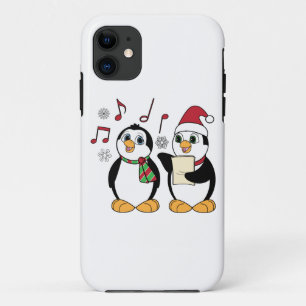 Christmas Penguins Singing iPhone 11 Case