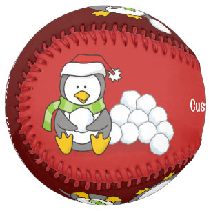 Christmas penguins softball