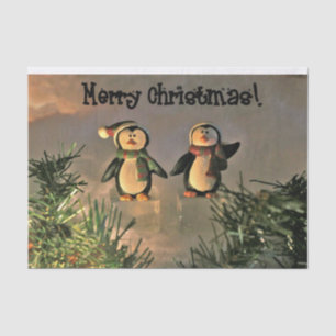 Christmas Penguins Tissue Paper
