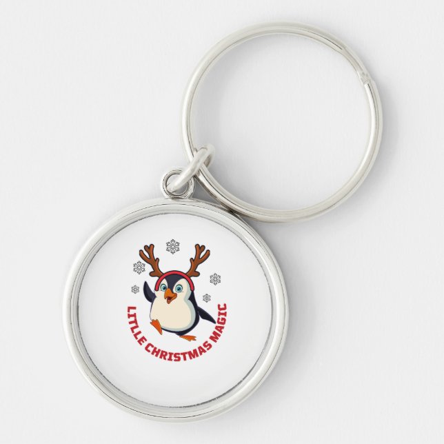 Christmas penguion key ring (Front)
