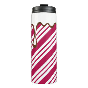 Christmas Peppermint Candy Coffee Thermal Tumbler