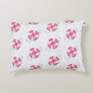 Christmas Peppermint Candy Decorative Cushion