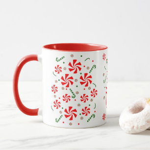 Christmas Peppermint Candy Mug