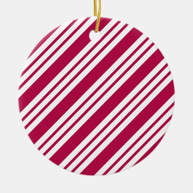 Christmas Peppermint Candy Ornament Decoration (Front)