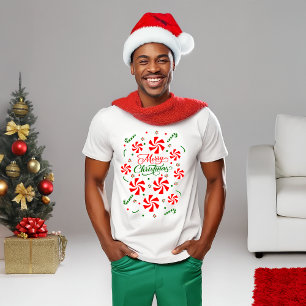 Christmas Peppermint Candy T-Shirt