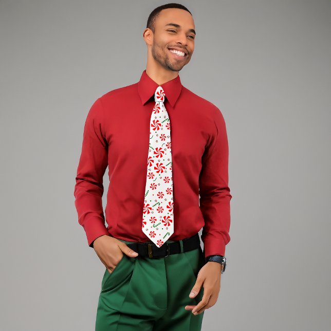 Christmas Peppermint Candy Tie (Creator Uploaded)