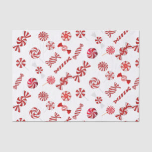 Christmas Peppermint Candy  Tissue Paper
