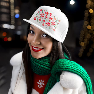 Christmas Peppermint Candy Trucker Hat