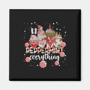Christmas Peppermint Everything Coffee Chocolate M Magnet