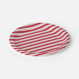 Christmas Peppermint Paper Plates