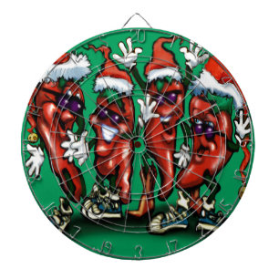 Christmas Peppers Dartboard