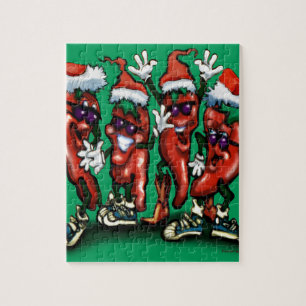 Christmas Peppers Jigsaw Puzzle