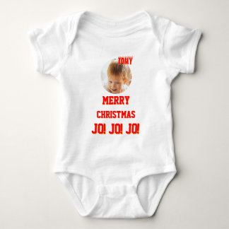 Christmas personalised Baby Jersey Bodysuit colour
