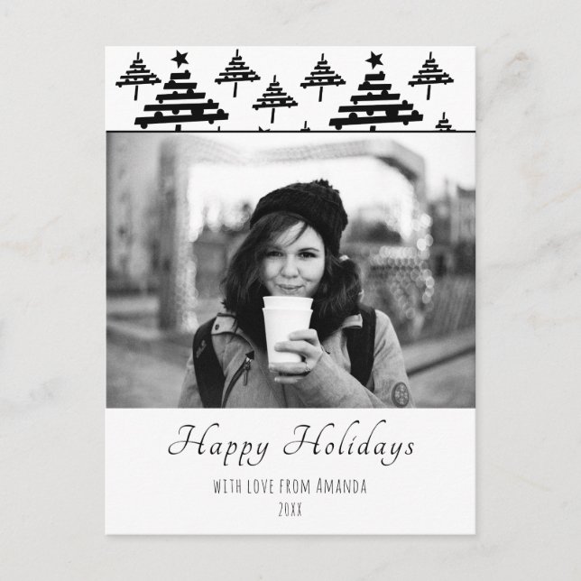 Christmas Personalised Custom Holiday Photo Card (Front)