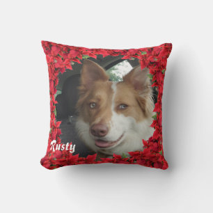 Christmas Personalised Pet Name/ Photo Cushion