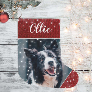 Christmas Personalised Pet Picture Stocking